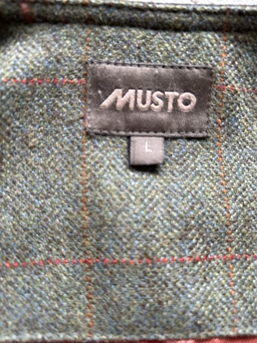 Men’s Musto Tweed Shooting Waistcoat/vest Size L - Picture 11 of 11
