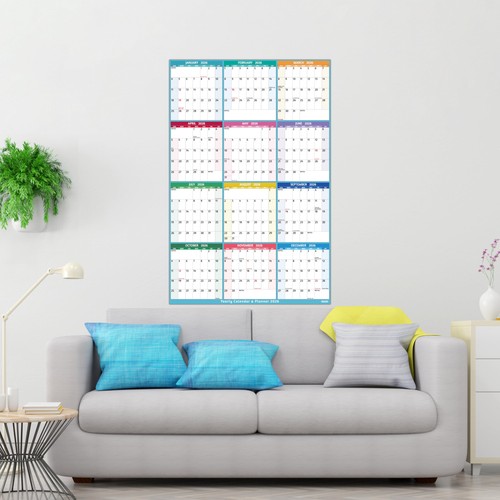 Jahreswandkalender 2025 - Großer Jahreskalender 2025 Vettical Jan 2025 - Dez - Bild 2 von 8