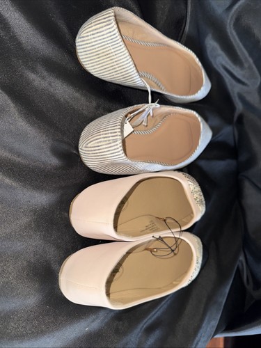 Lot Of 2 Pointed Toe Ballet Flats Size 9 Slip On Shoes - Picture 10 of 10