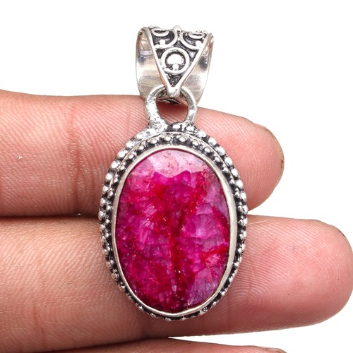 Necklace Sapphire Gifted Ruby Emerald Natural Diamond Ruby, - Picture 6 of 11