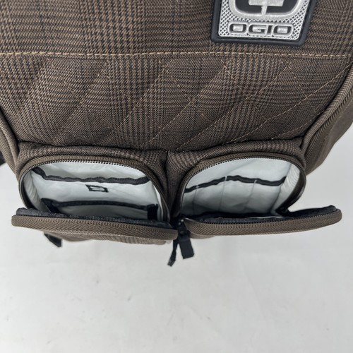 Mochila acolchada Ogio Street Urboe bolsa para computadora portátil bolsillos - marrón resistente - Imagen 7 de 16