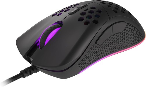 Genesis Krypton 555 RGB 8000DPI Gaming Mouse Black - 第 2/10 張圖片