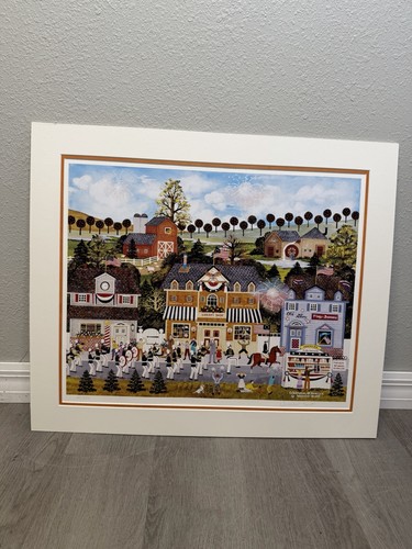 Jane Wooster Scott "Celebration of America" signierte Limited Edition Lithographie - Bild 1 von 7