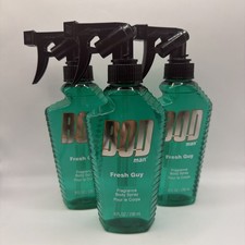 3 PK BOD man Fresh Guy For Men Fragrance Body Spray, 8 oz