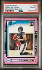 Caleb Williams 2024 Panini Donruss Optic Preview Pink Preview RC PSA 10