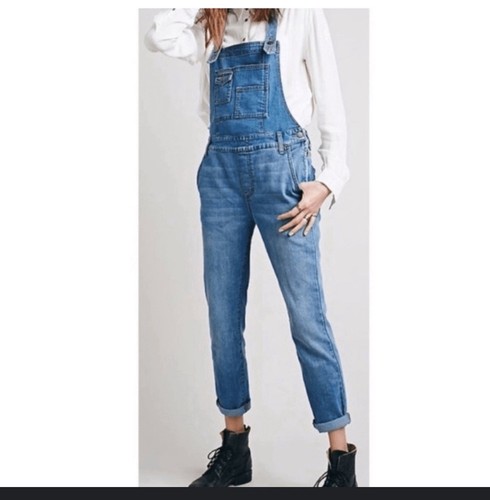 Cat & Jack Overalls Blue Jean Super Stretch Size XL  14 - Picture 1 of 5