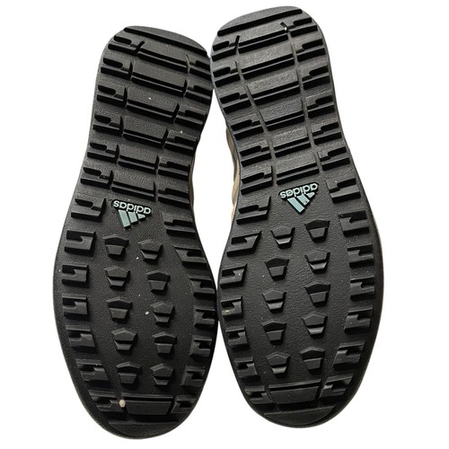 Adidas Daroga Damengröße 9 Laufschuhe braun Wildleder Wandern grün Schnürsenkel (lesen) - Bild 9 von 9