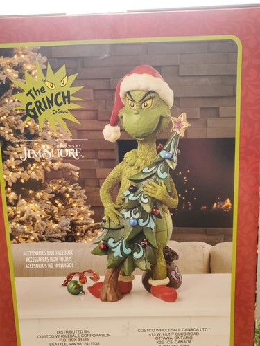 Jim Shore Dr. Seuss 20" Holiday Grinch Stealing Tree Statue🎄Exklusiv 2025 Neu - Bild 8 von 9