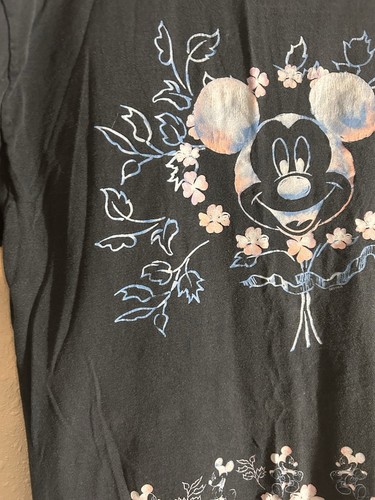 T-shirt vintage Topolino grafica illimitata blu navy donna grande VEDI - Foto 4 di 9