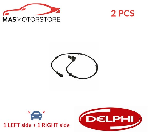 ABS WHEEL SPEED SENSOR PAIR FRONT DELPHI SS20262 2PCS P NEW OE REPLACEMENT - Picture 1 of 5