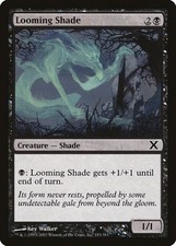 MTG Magic the Gathering Looming Shade (153/514) Tenth Edition LP