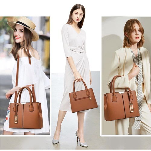 Geldbörsen und Handtaschen für Damen Leder Umhängetaschen Damentasche Schulterba... - Bild 4 von 7