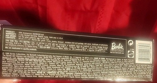40TH ANNIVERSARY BARBIE - 1999 - COLLECTOR EDITION - Bild 4 von 8