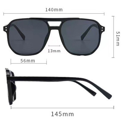 Men's Women's Large Frame Outdoor Sunglasses Commuter Beach Party Sun Glasses - Picture 33 of 54