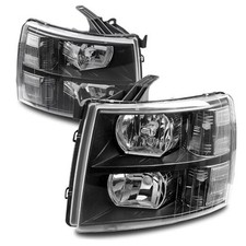 Headlight Assembly Compatible with 2007 2008 2009 2010 2011 Black Headlights