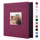 Artmag Fabric Photo Album 4x6 400 Large Capacity for Family Wedding Anniversa...