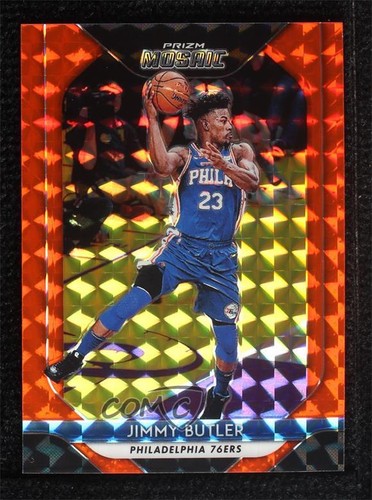 2018-19 Panini Prizm Mosaic Orange /99 Jimmy Butler #41 - Picture 1 of 3