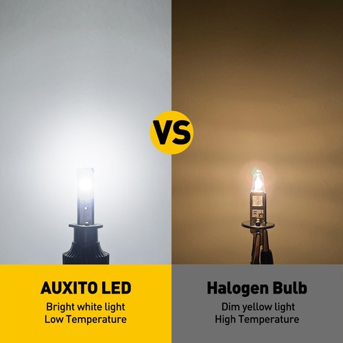 AUXITO H1 Super Bright White 16000LM CSP LED Headlight Bulb Hi-Lo Beam XF 2/4X - Picture 6 of 29