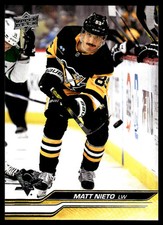 2023-24 Upper Deck #606 Matt Nieto Pittsburgh Penguins Hockey Card