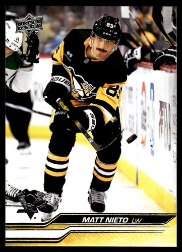 2023-24 Upper Deck #606 Matt Nieto Pittsburgh Penguins Hockey Card - Picture 1 of 2