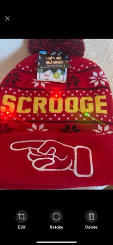 Dagobert leuchtende Bommelmütze beleuchtete Mütze neu mit Etikett lustig Neuheit Schnee Ski Snowboard - Bild 4 von 5