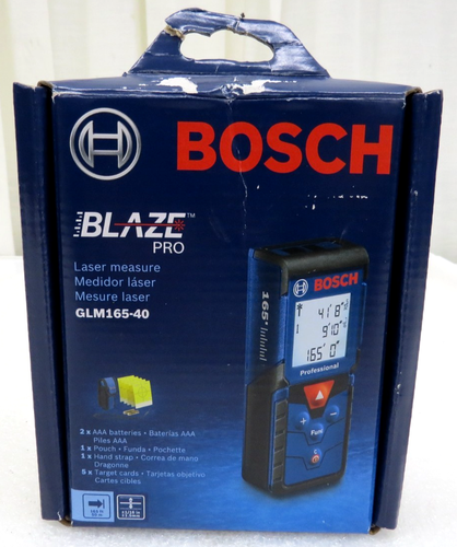 Bosch Blaze Pro GLM165-40 165' Laser Measure