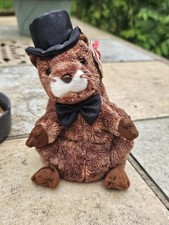 Punxsutawney Phil 2004 Groundhog Plush 6.5 "  W/Tags Retired TY Beanie Baby