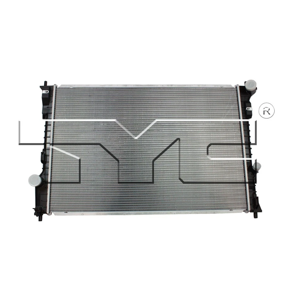 Conjunto de radiador TYC 13185 para Ford Lincoln Explorer Flex MKT 10-12 Foto 4 de 4