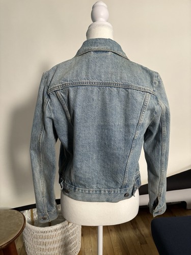 Aritzia Denim Forum Women’s Cropped Jean Jacket, Light Wash, Size Medium - Picture 4 of 10