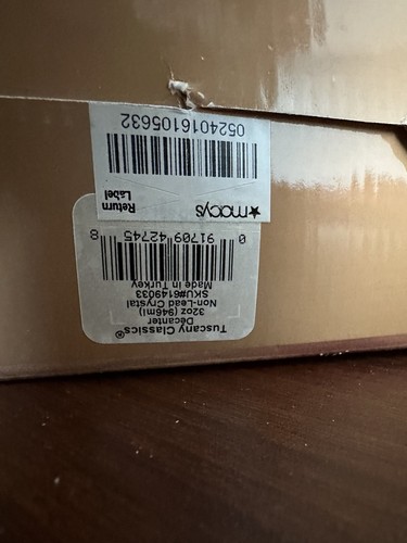 Lenox Tuscany Classics Collection Pierced Decanter with Stopper 32 Oz W/box(#25) - Picture 7 of 7