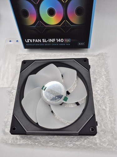 Lian Li 14RSLIN1B UNI FAN SL Infinity 140 Black / Reverse Blade / Single - Bild 2 von 8