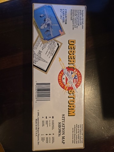 Desert Storm Weapon Profiles + Color Situation Map 110 Cards Factory Sealed - Picture 2 of 4