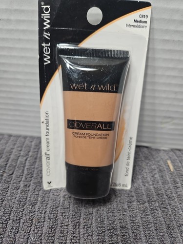 Wet N Wild Cover All Cream Foundation C 819 Medium InteFull Size 1 FL Oz New - Picture 3 of 4