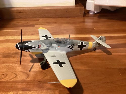 FRANKLIN MINT ARMOUR DIECAST BF-109 MESSERSCHMITT B11B633 Luftwaffe Hartmann - Picture 3 of 7