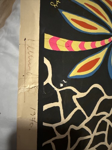 Art Print Serigraph signed Kennedy Bahia Chilean artist vintage signed! rare - Picture 3 of 8