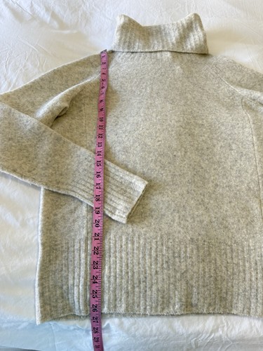 Babaton | Gr. Small | Aritzia Yak Wollmischung grau minimalistischer Rollkragenpullover - Bild 2 von 10
