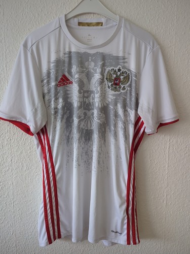 Adidas Hombre Camiseta Rusia Blanco Talla M Exterior Camiseta - Imagen 2 de 8