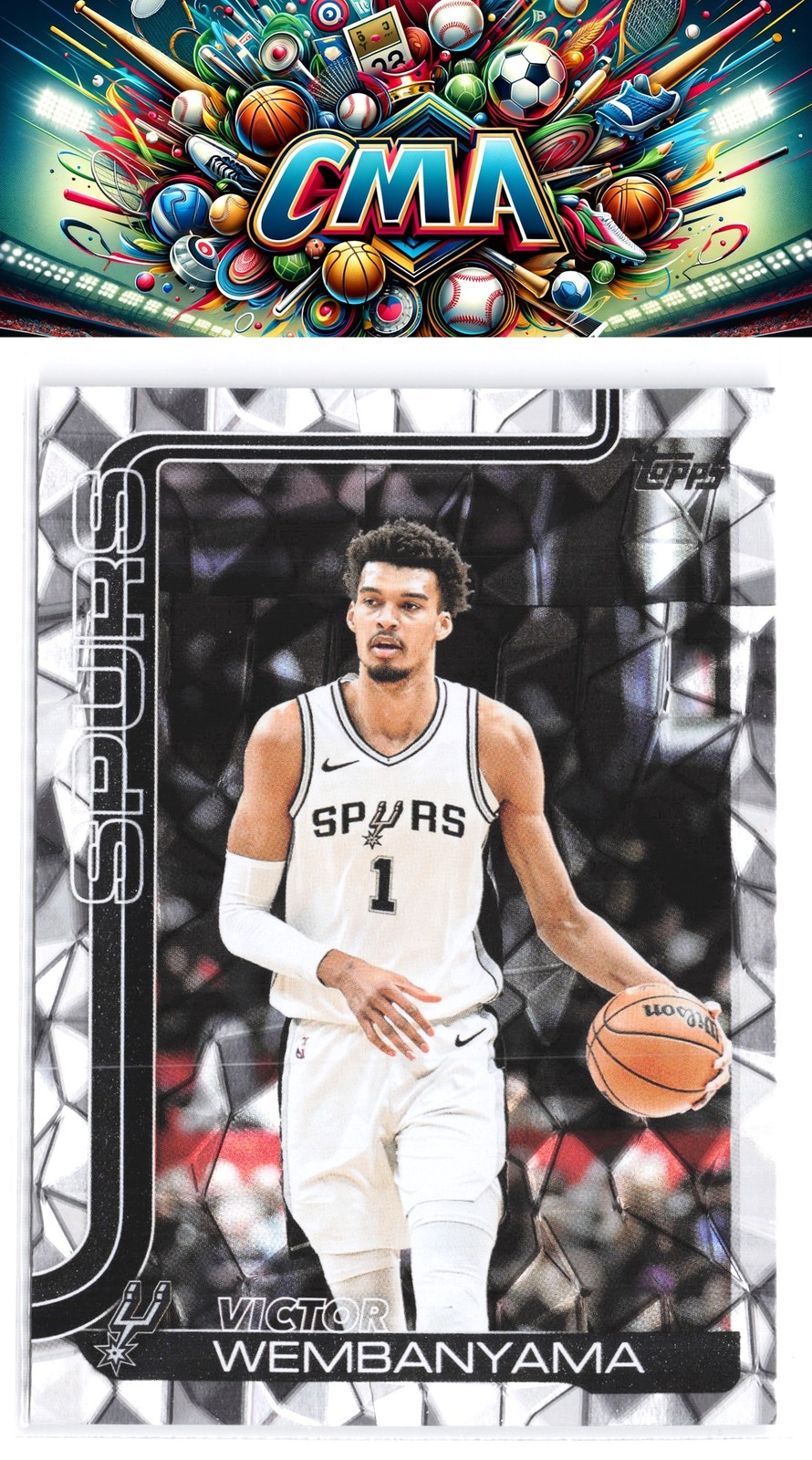 2025-26 Topps #195 Victor Wembanyama Diamante