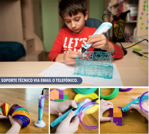 3D Printing Pen Set Doodle PLA Filament Printer Drawing 10 Colours Gift For Kids - Picture 10 of 17