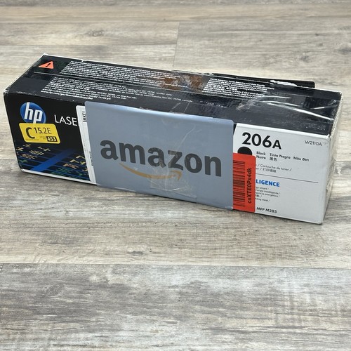 Genuine HP 206A Black Laserjet Toner Cartridge (W2110A) - New - Imperfect Box - Picture 1 of 6
