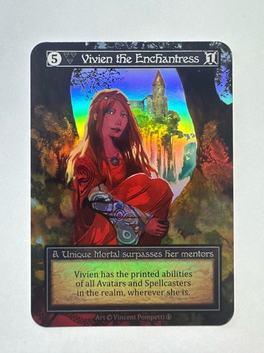 VIVIEN THE ENCHANTRESS - Blunderbore - Fail-Not Bow - FOIL Arthurian Legends
