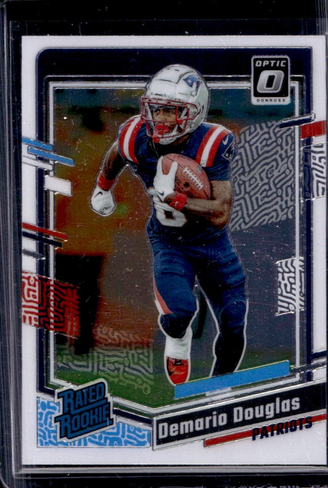 2023 Donruss Optic Demario Douglas Rookie Rated Rookie #300 Patriots