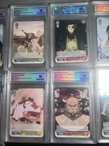 11x Avatar the last airbender weiss schwarz CC&G Graded Card Lot - Picture 3 of 10