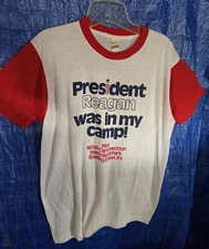 Vintage Ronald Reagan Super Screen Stars Single Stitch Shirt Size XL READ**