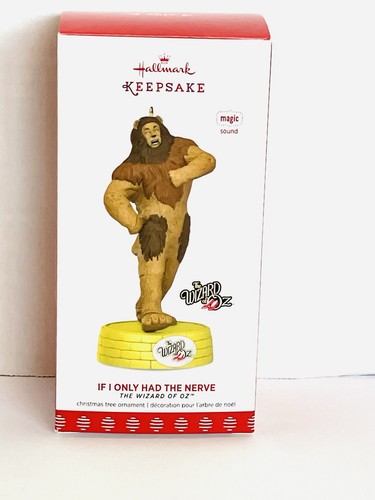 Hallmark 2017 The Wizard Of Oz If I Only Had The Nerve Ornament Works Used - Picture 2 of 5