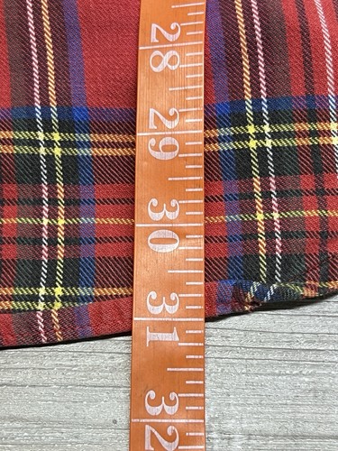 Vintage LL Bean Flanellhemd Herren XLT groß mehrfarbig kariert Langarm hergestellt in den USA - Bild 7 von 7