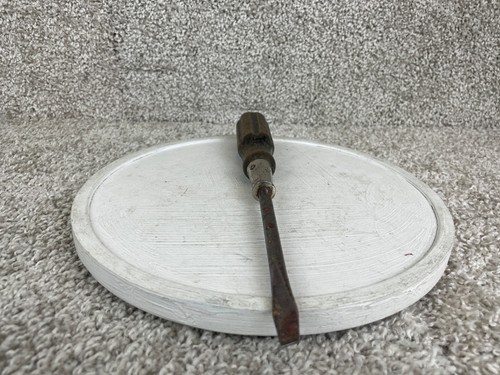 Bridgeport Cacciavite con manico in legno testa piatta Made USA - Foto 4 di 10