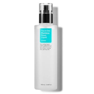 COSRX Two in One Poreless Power Liquid, 100ml / 3.38 Fl Oz (Pack of 1), Clear 