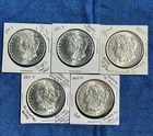 BU Morgan Silver Dollars Lot of 5 1879-S, 1888-S, 1890-P, 1885-O, 1889-P ERRORS