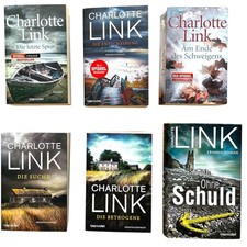 Charlotte Link Konvolut Bücherpaket Kriminalromane 6 Bücher Zustand sehr gut